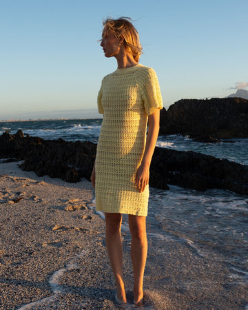 Vasara: Sunrise Yellow Mini Dress