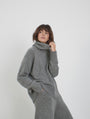 ADA Cashmere knitted turtleneck sweater Grey