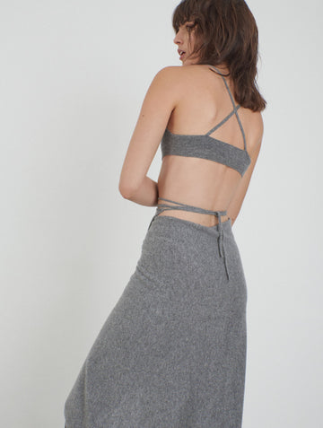 ESMERALDA Cashmere knitted  wrapped skirt