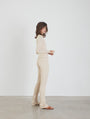Cashmere tight knitted pants Ecru