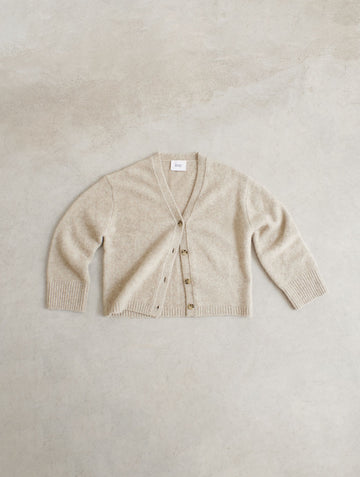 Oversize Yak knitted cardigan