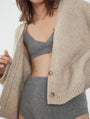 Oversize Yak knitted cardigan