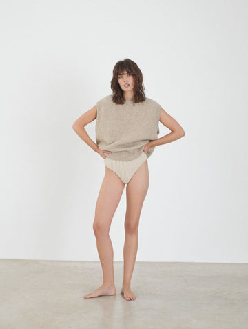 Yak knitted vest