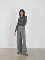 Cashmere knitted crewneck top Grey