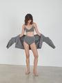 Cashmere knitted panties