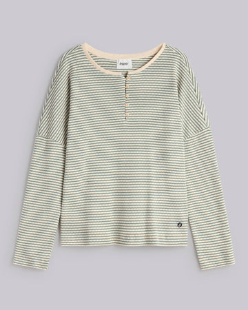Buttoned Sweater Petrol