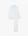White-On-White Tencel Pyjama Set