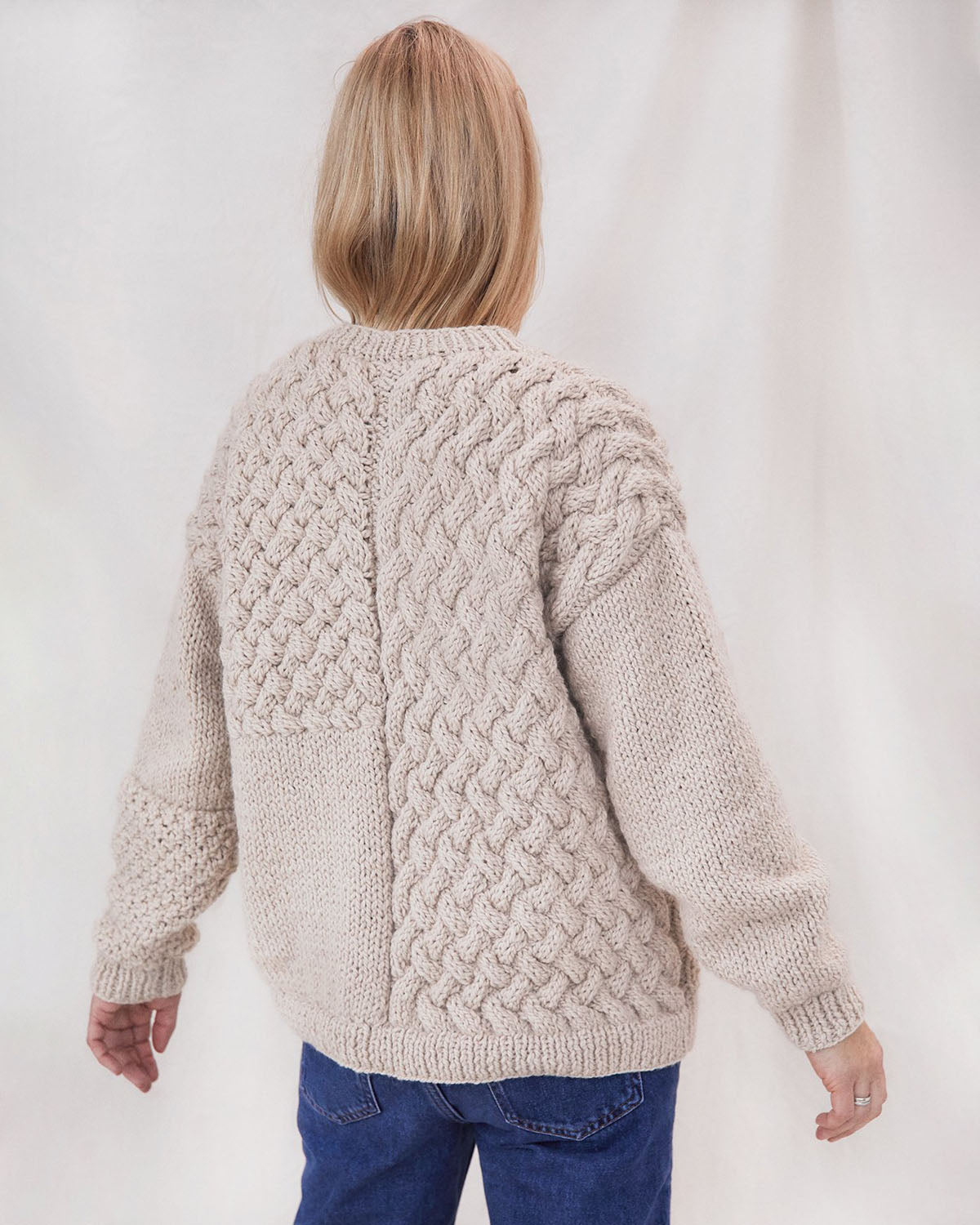 Heartbreaker: Beige Alpaca & Wool Sweater – staiy.