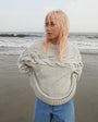 Jūra: Naked Pebble Grey Alpaca Wool & Cotton Sweater