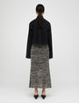 Cord-Detail Collar Cropped Shirt
