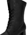 High Boots Black cactus leather boots