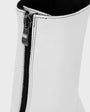 Cyber Boots White cactus leather ankle boots