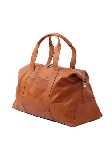 CHTWIN – Leather Duffel Bag in brown