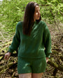 Delčia: Fern Green Cotton Sweater