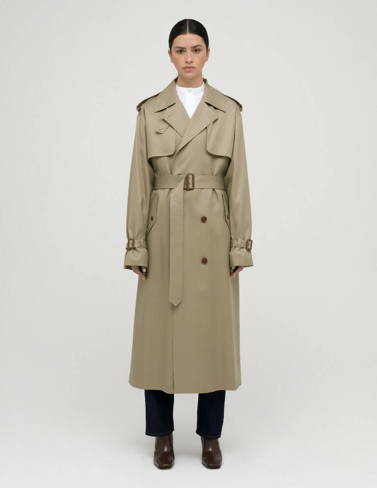 Tencel deals trench coat