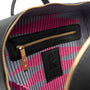 Amelia - The Hand-woven backpack in black