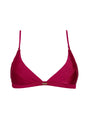 Havana Triangle Bikini Top - Bordeaux