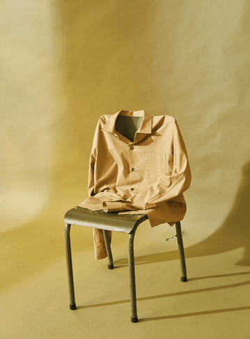 Regenerative Cotton Khaki Shirt Jacket
