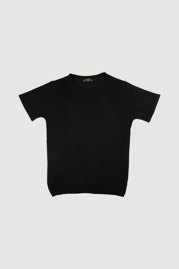 Knitted T-Shirt Black
