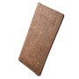 Coconut Leather Slim Wallet - Cutch Brown