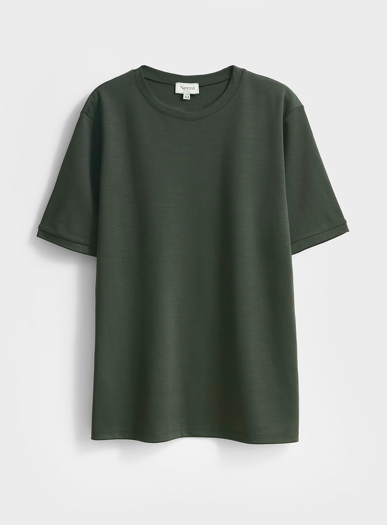 ZQ Merino Deep Neem Green Modern T Shirt T-Shirts Neem Global 