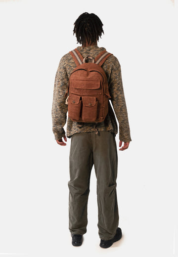 Multipockets Backpack 100% Hemp