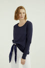Long Sleeves T-shirt Miriam Round Neck, Night Sky