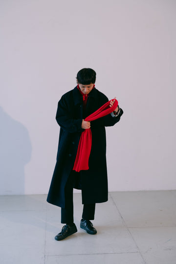 00 / Knitted Rib Scarf