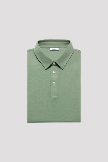 Jade Green Egyptian Cotton Polo Shirt