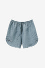 Blue Leopard Swim Shorts