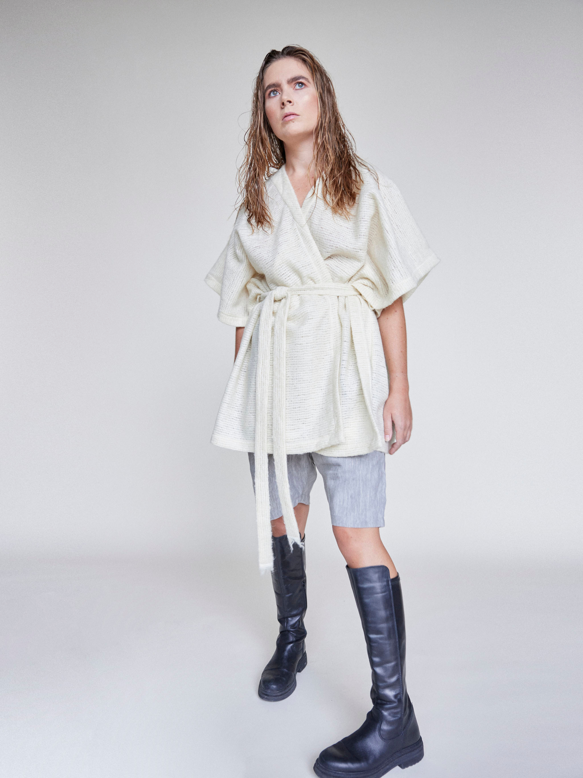 Wool on sale kimono jacket