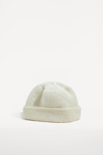 00 / Knitted Rib Woolen Beanie Hat
