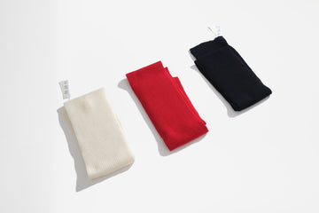 oftt - 00 - knitted rib scarves - grouped