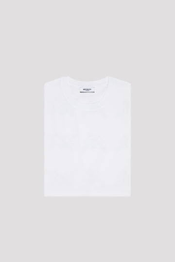Optic White Crew Neck T-Shirt, Supima Cotton