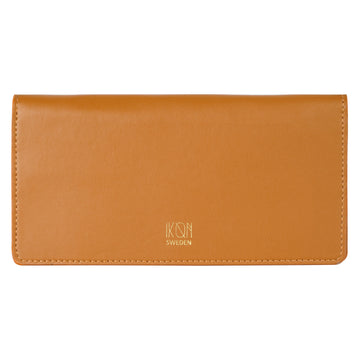 Cactus Leather Slim Wallet - Cognac