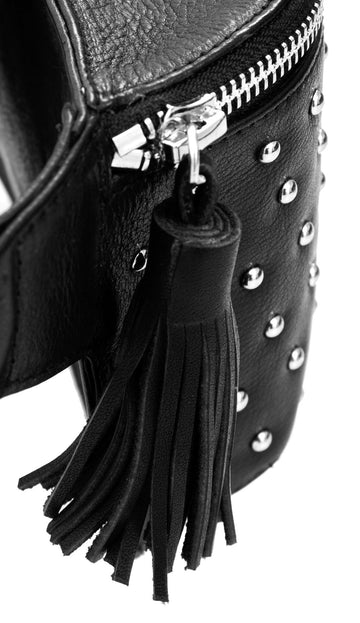RBG - Studded beltbag in black