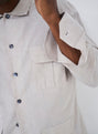 Recycled Oatmeal Flannel Overshirt