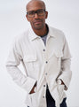 Recycled Oatmeal Flannel Overshirt