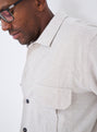 Recycled Oatmeal Flannel Overshirt Over-Shirts Neem Global 