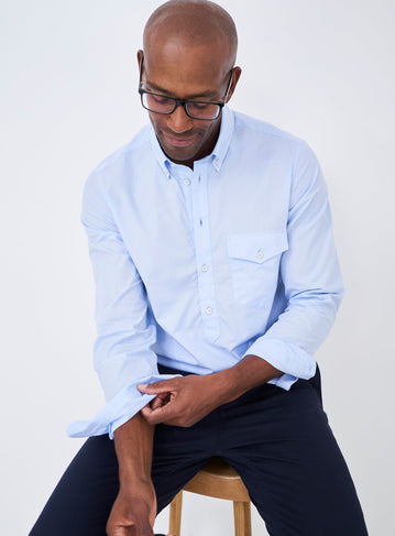Regenerative Cotton Sky Modern Button down Shirt Pre-order Neem Global 