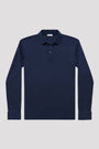 Inkwell Navy Long Sleeve Polo Shirt
