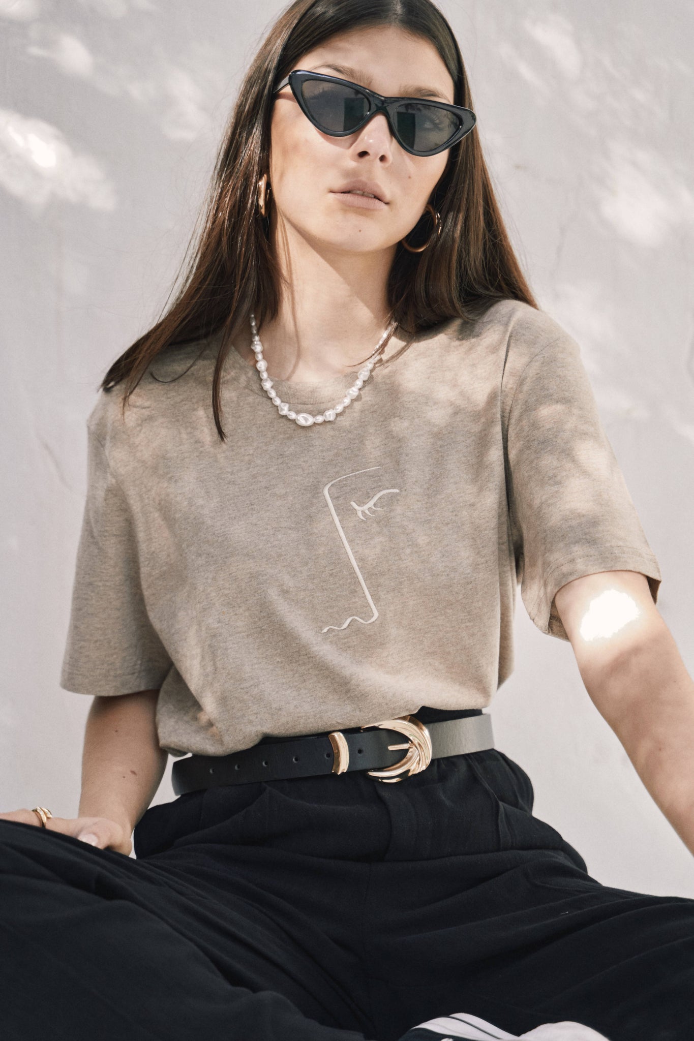 Cara T-shirt - Sand
