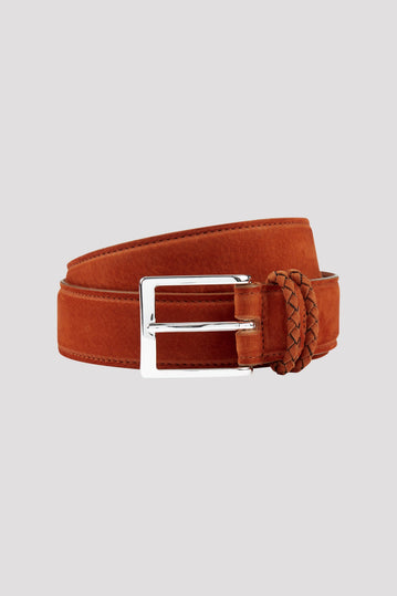 Rust Orange Nubuck Belt