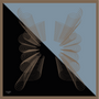 Foulard Butterfly | 90cm - Black & Lightblue