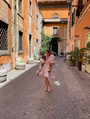 Amalfi Short Dress in Pink