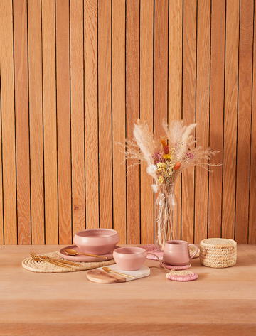 Pink Dinner Plate