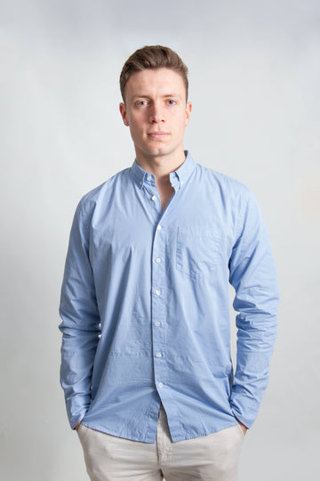 Cotton Shirt Light Blue