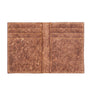 Coconut Leather BiFold Card Holder - Cutch Brown