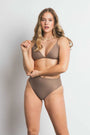 MALU TRIANGLE BIKINI TOP – COCONUT