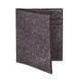 Coconut Leather BiFold Card Holder - Dark Grey